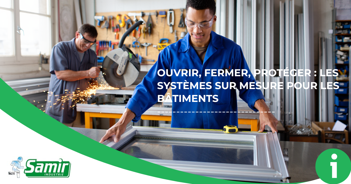 Ouvertures et fermetures aluminium sur mesure en Martinique - Samir.
